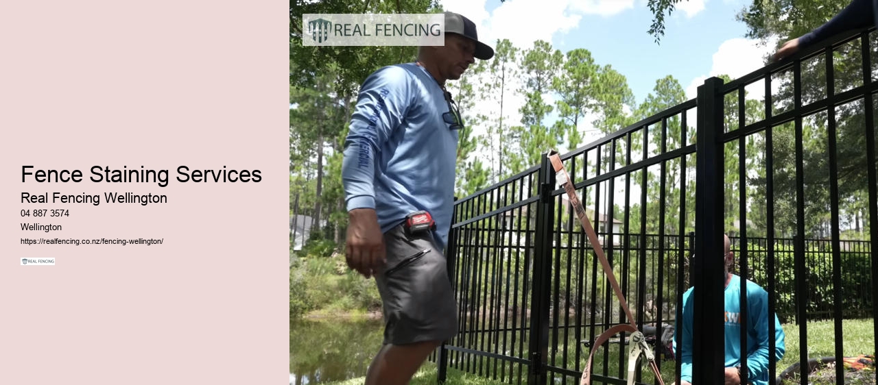 Fence Staining Services