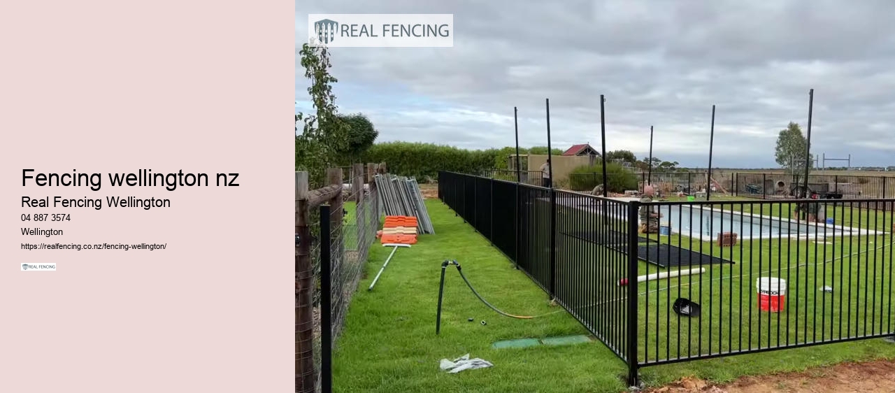 fencing wellington nz